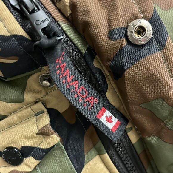 Canada Weather Gear Green Camo Toddler Sleeveless Maintains Warmth Vest- Size 4 - Picture 6 of 16